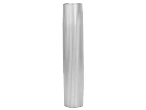 TACO Aluminum Ribbed Table Pedestal - 2-3/8" O.D. - 26" Length