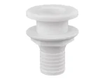 Attwood Plastic Thru-Hull Fitting - 1-1/2" - White