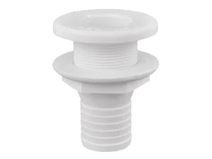 Attwood Plastic Thru-Hull Fitting - 1-1/2" - White