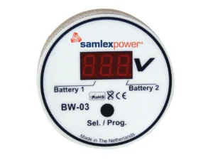Samlex Dual Battery Monitor - 12V or 24V - Auto Detection
