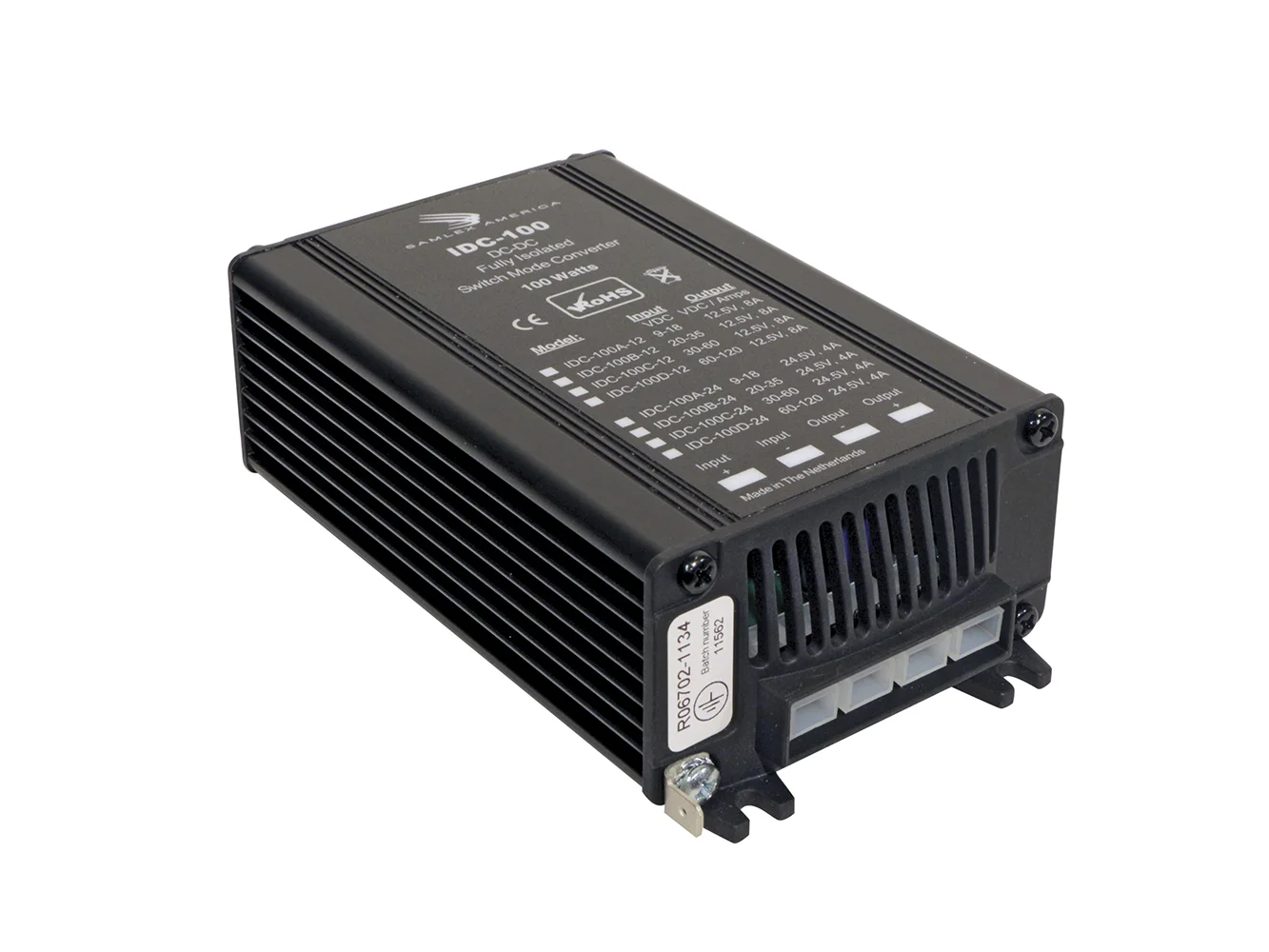 Samlex 100W Fully Isolated DC-DC Converter - 8A - 60-120V Input - 12.5V Output