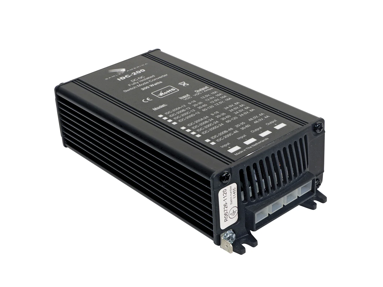 Samlex 200W Fully Isolated DC-DC Converter - 16A - 20-35V Input - 12V Output