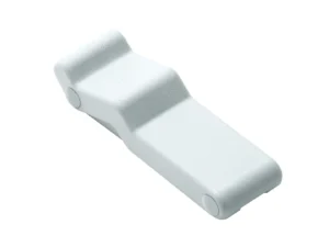 Southco Concealed Soft Draw Latch w/Keeper - White Rubber