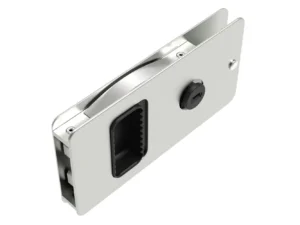 Southco Flush Sliding Door Latch - Square - Aluminum