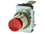 BEP Red SPST Momentary Contact Switch - OFF/(ON)