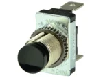 BEP Black SPST Momentary Contact Switch - OFF/(ON)