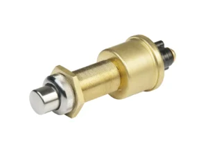 BEP 2-Position SPST Heavy-Duty Push Button Switch - OFF/(ON) - 35 Amp