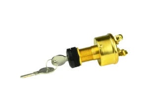 BEP 4-Position Brass Ignition Switch - Accessory/OFF/Ignition & Accessory/Start