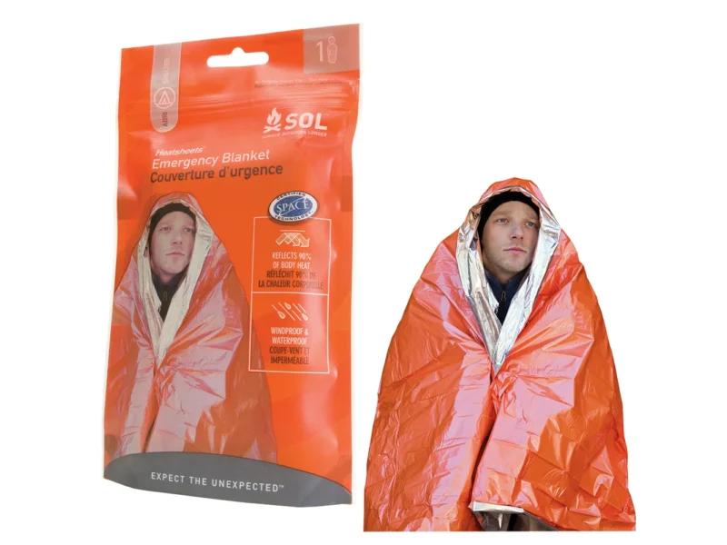 S.O.L. Survive Outdoors Longer Emergency Blanket