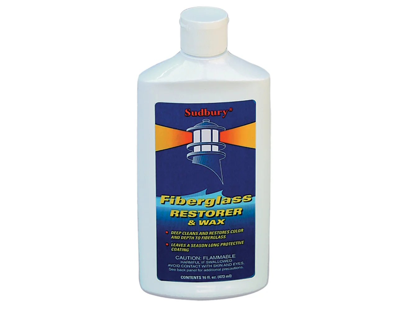 Sudbury One Step Fiberglass Restorer & Wax - 16oz Liquid