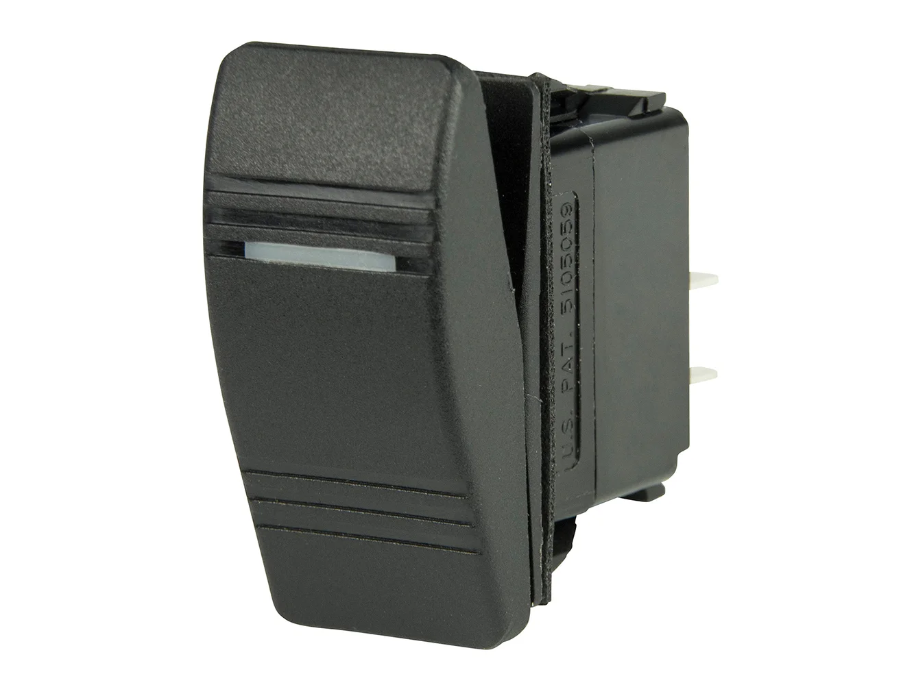BEP DPST Contura Switch - 1-Amber LED - OFF/ON