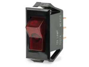 BEP Illuminated SPST Rocker Switch - Red LED - 12V - OFF/ON