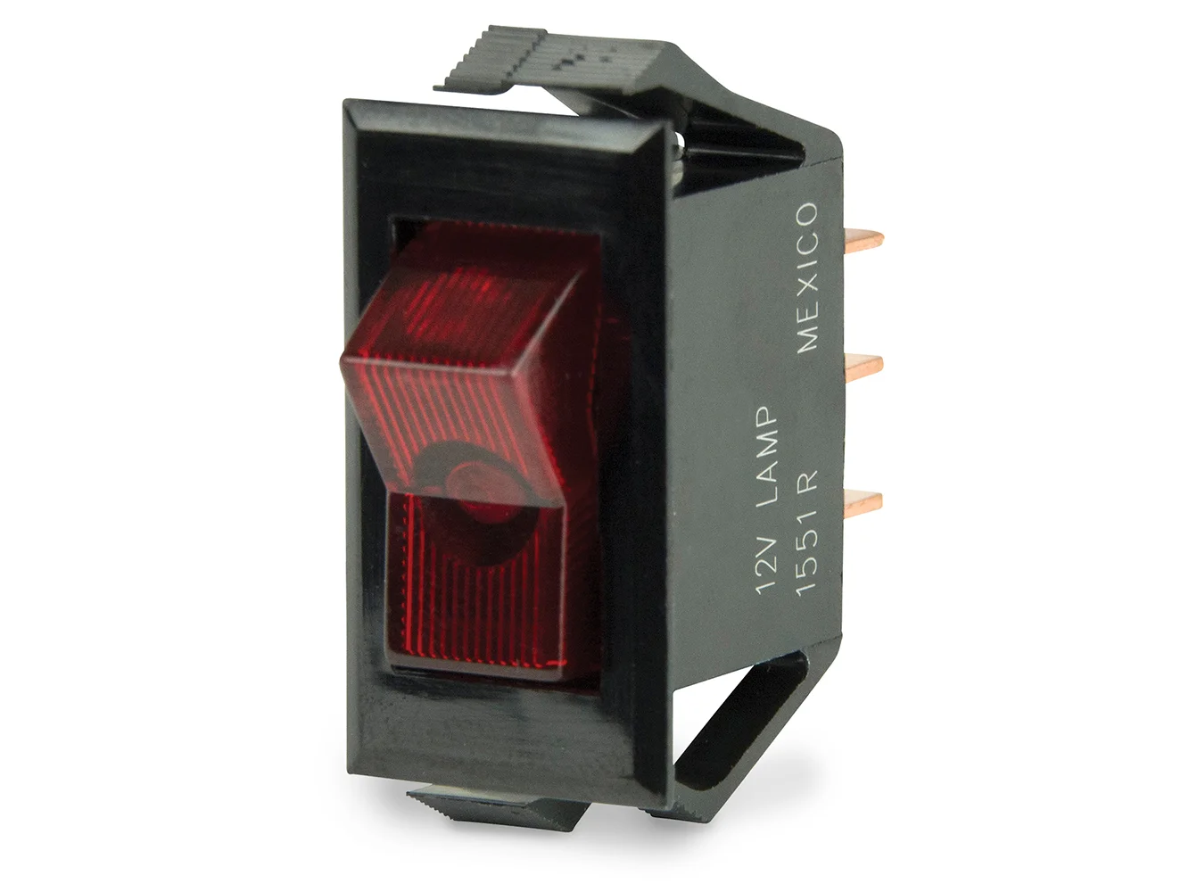 BEP Illuminated SPST Rocker Switch - Red LED - 12V - OFF/ON