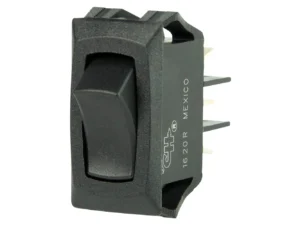 BEP Curved SPDT Mini Rocker Switch - 12V - ON/ON