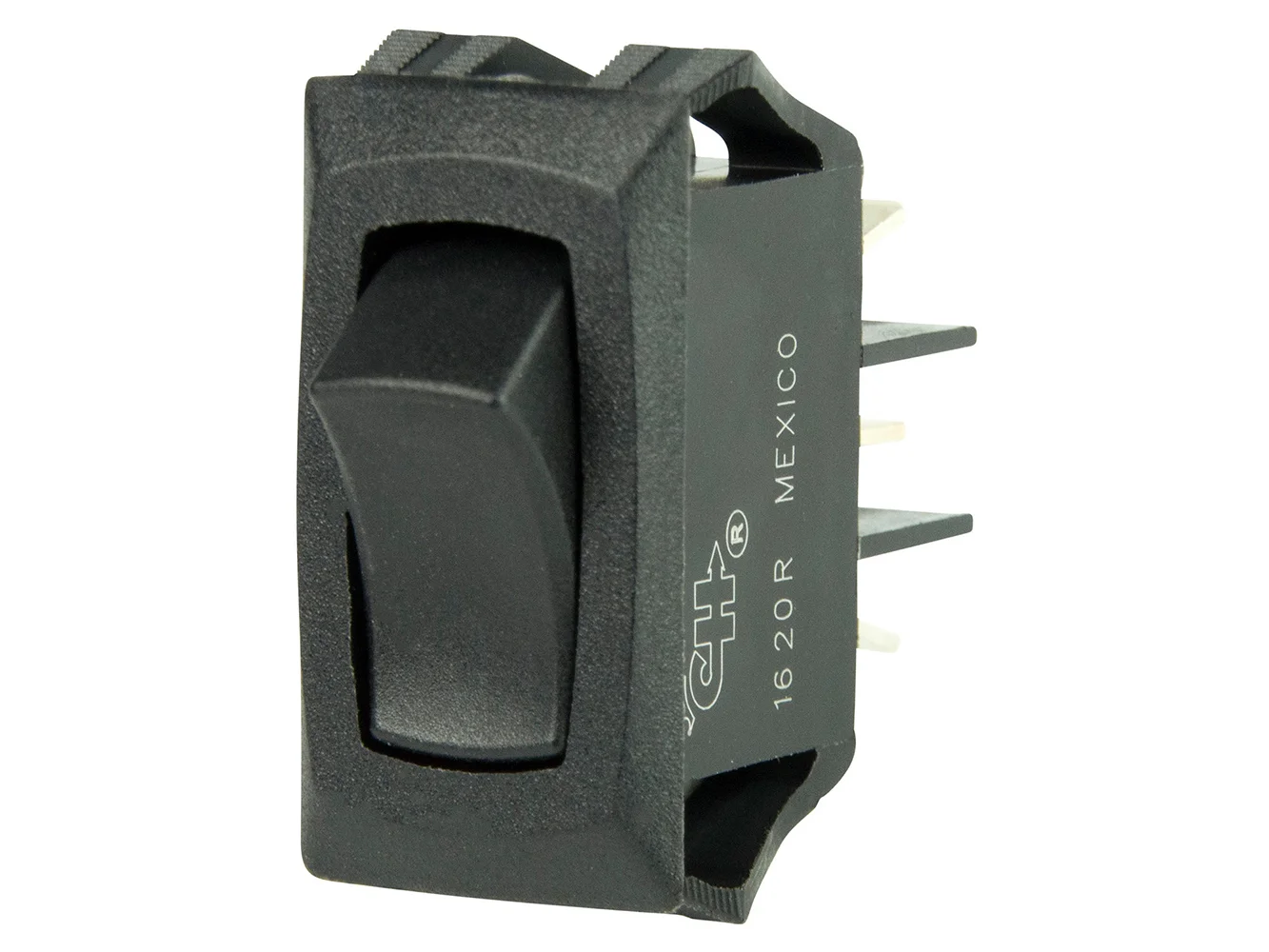 BEP Curved SPDT Mini Rocker Switch - 12V - ON/ON