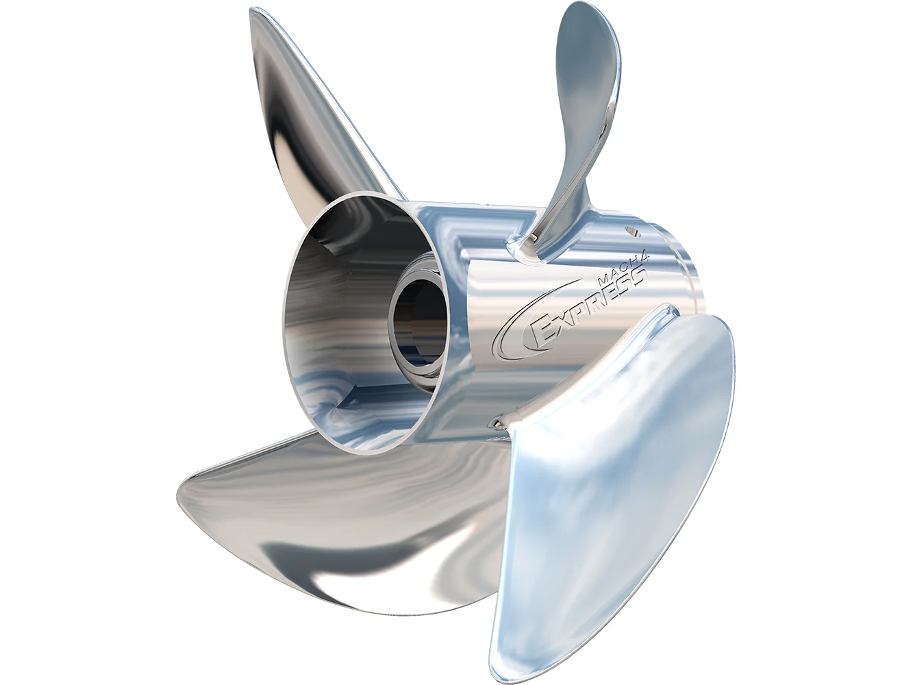 Turning Point Express® Mach4™ - Left Hand - Stainless Steel Propeller - EX1/EX2-1423-4L - 4-Blade - 13" x 23 Pitch