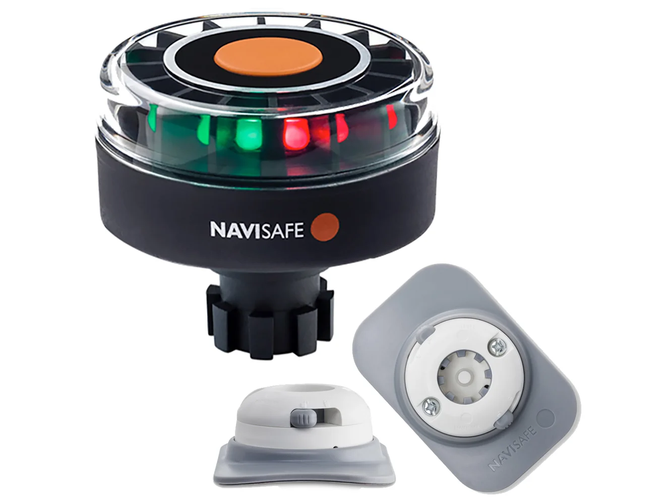 Navisafe Navilight Tricolor 2NM w/Navibolt Base & RIB Mount - White