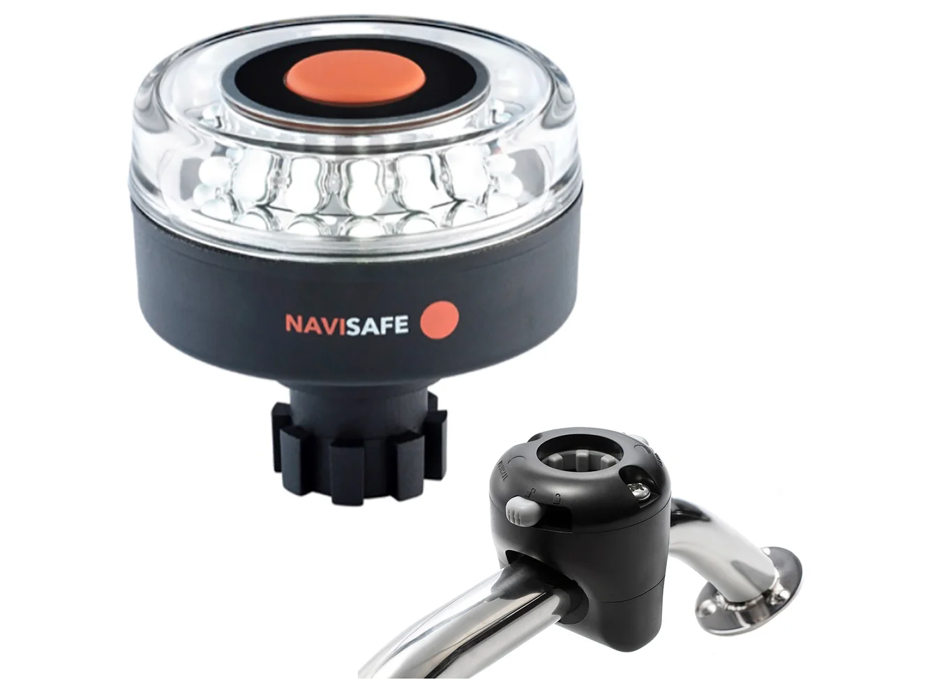 Navisafe Navilight 360° 2NM w/Navibolt Base & Rail Mount - Black