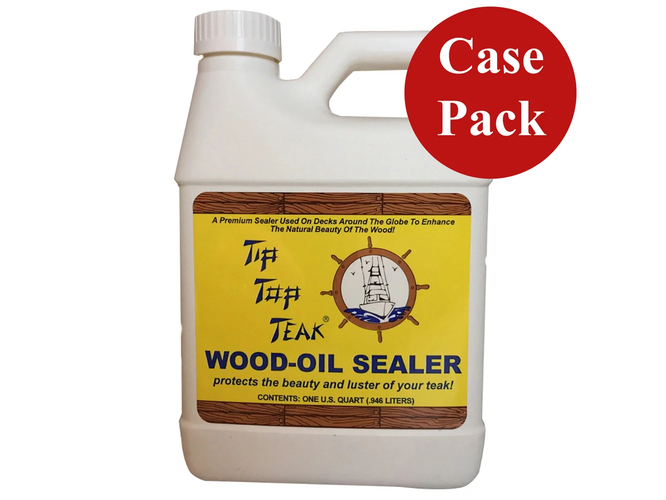 Tip Top Teak Tip Top Teak Wood Oil Sealer - Quart - *Case of 12*