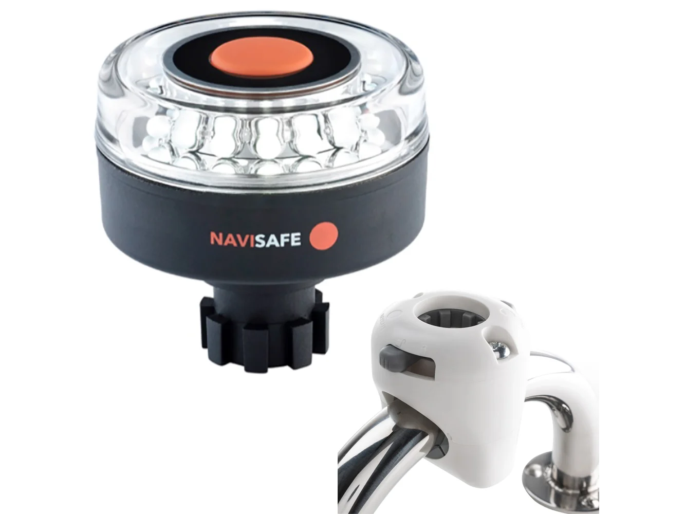 Navisafe Navilight 360° 2NM w/Navibolt Base & Rail Mount - White