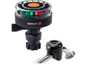 Navisafe Navilight 2NM Tricolor w/Navimount Base & Rail Mount - Black