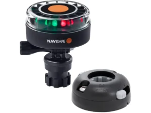 Navisafe Navilight 2NM Tricolor w/Navimount Base & Horizontal Mount - Black