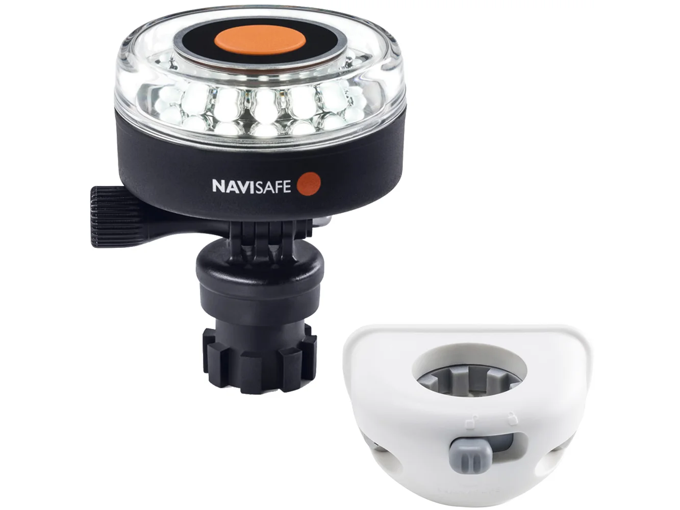 Navisafe Navilight 360° 2NM White w/Navimount Base & Vertical Mount - White