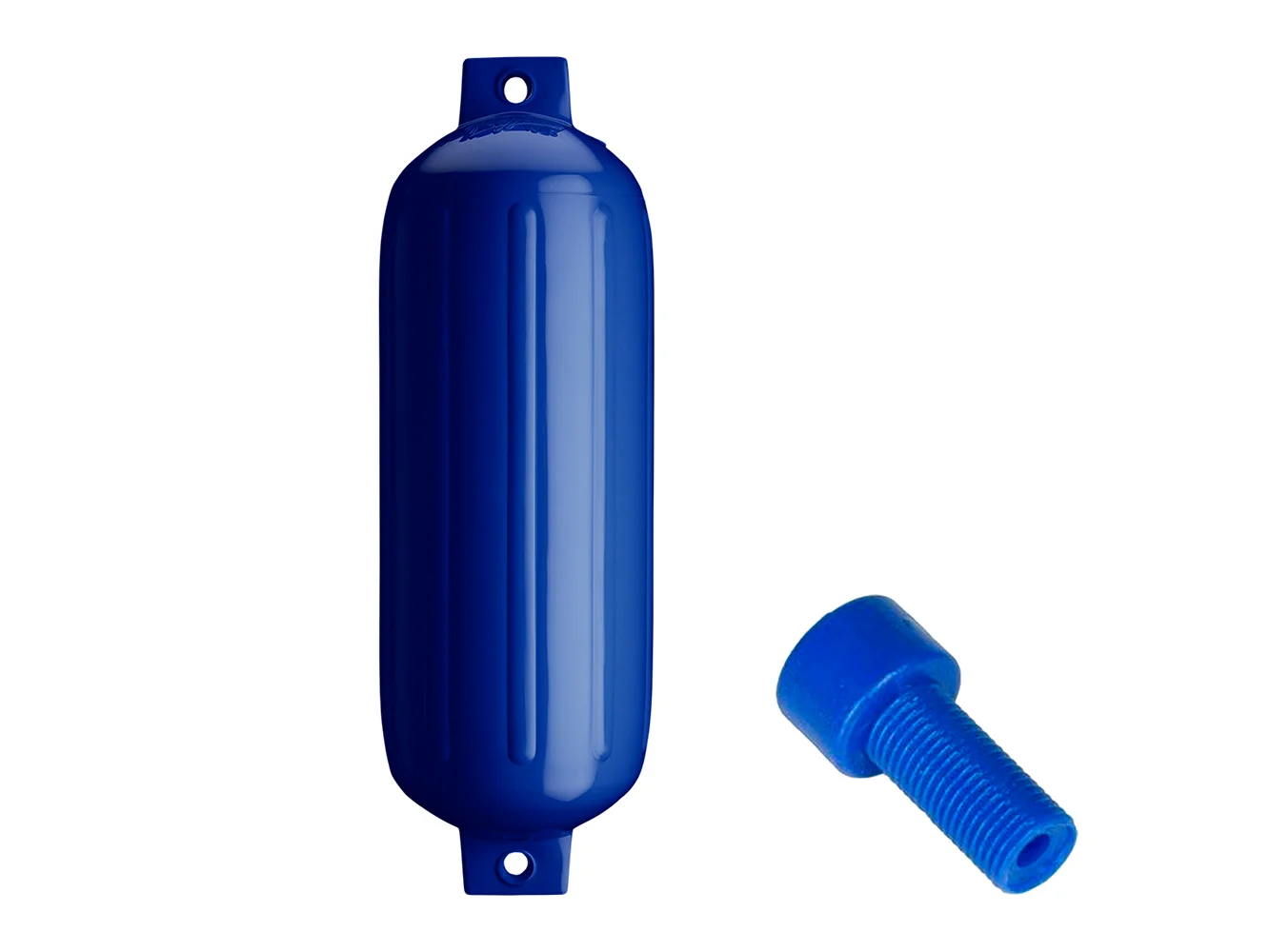 Polyform G-5 Twin Eye Fender 8.8" x 26.8" - Cobalt Blue w/Adapter