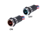 Blue Sea 4181 Backlit Push Button Switch OFF/(ON) - 15A