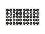 Blue Sea 4230 Push Button Switch Label Kit