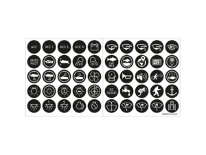 Blue Sea 4230 Push Button Switch Label Kit