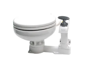 Johnson Pump AquaT Manual Marine Toilet - Super Compact