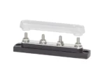 Blue Sea 2307 Common 150A BusBar - (4) 1/4"-20 Studs w/Cover