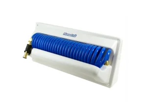 HoseCoil Horizontal Mount Enclosure w/Additional 5' Feeder Hose