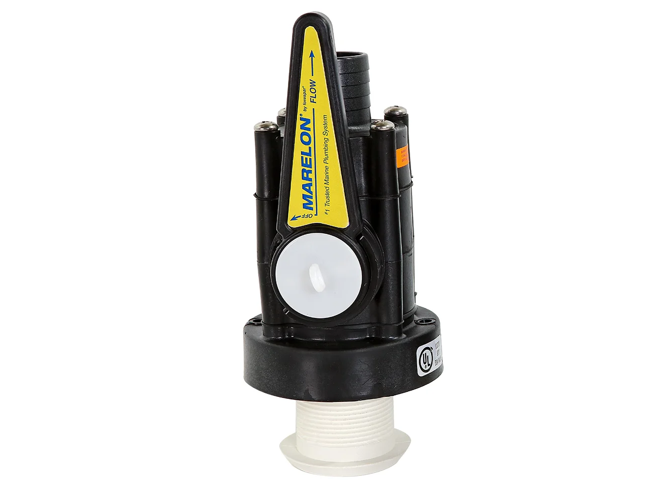 Forespar Marelon Full-Flow Seacock & 1-1/2" Mushroom Through-Hull