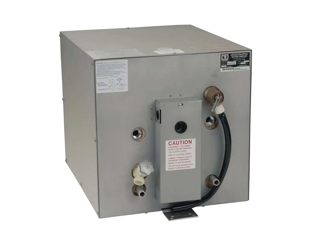 Whale Seaward 11 Gallon Hot Water Heater w/Front Heat Exchanger - Galvanized Steel - 240V - 1500W