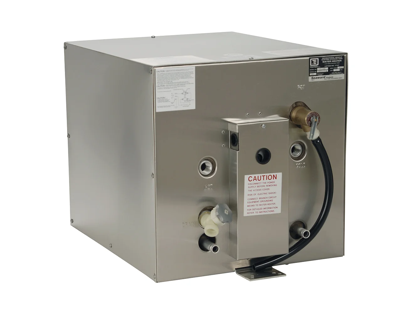 Whale Seaward 11 Gallon Hot Water Heater w/Front Heat Exchanger - Stainless Steel - 240V - 1500W