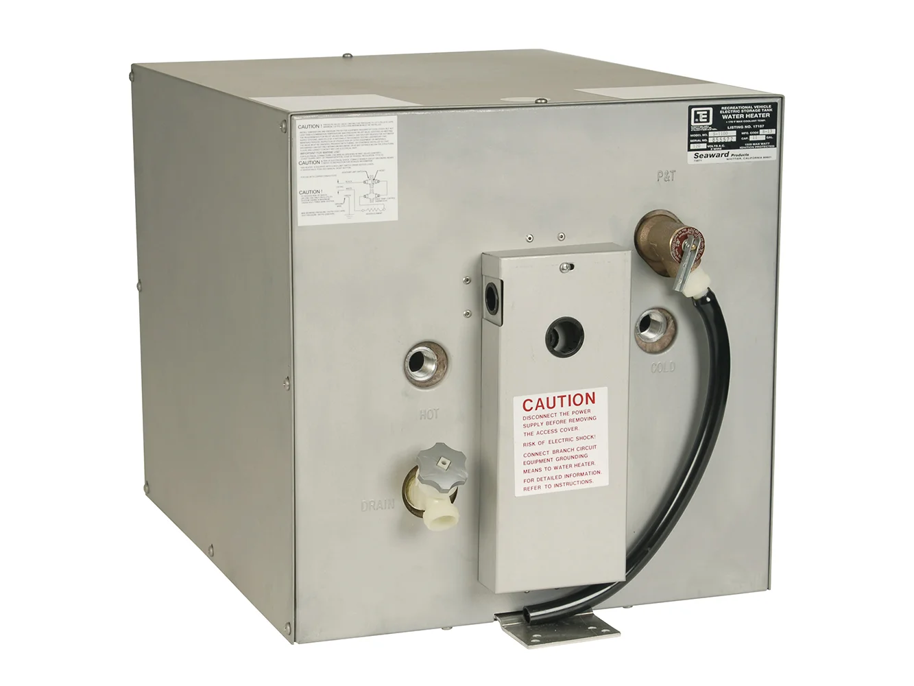 Whale Seaward 11 Gallon Hot Water Heater w/Rear Heat Exchanger - Galvanized Steel - 240V - 1500W