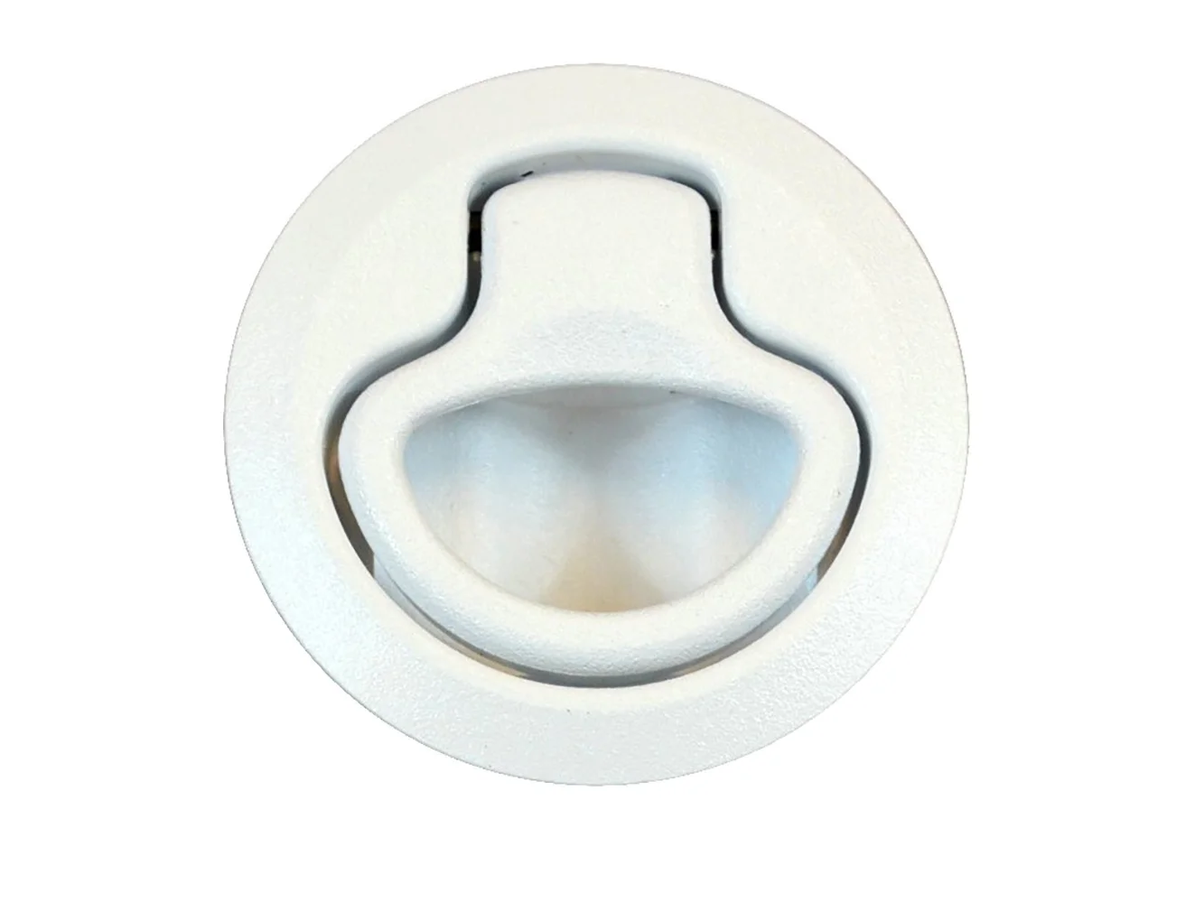 Southco Flush Pull Latch - Push To Close - Medium - White