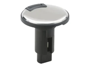 Attwood LightArmor Plug-In Base - 2 Pin - Stainless Steel - Round