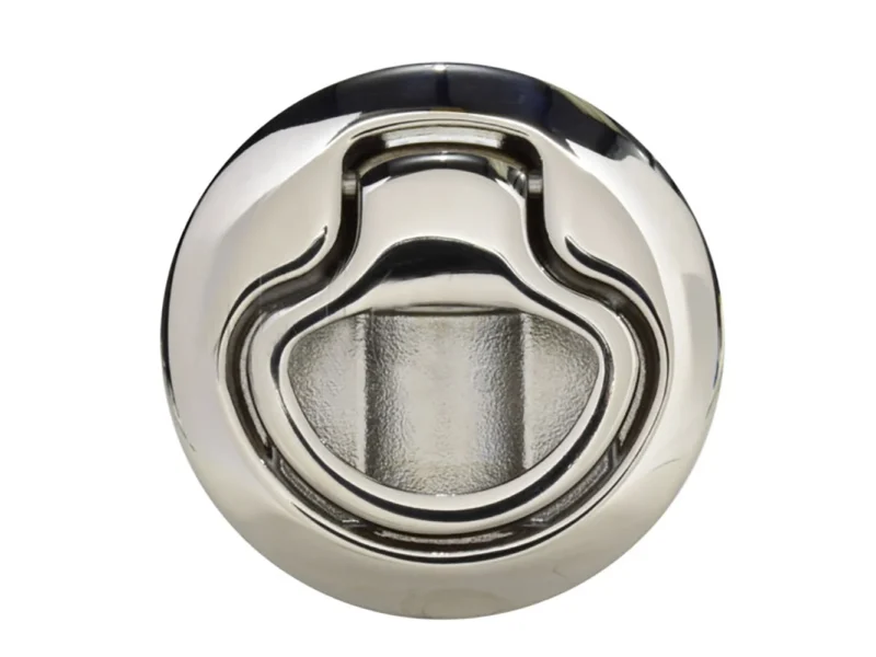 Southco Flush Pull Latch Pull to Open - Non-Locking - Polished Stainless Steel