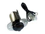 Marinco Stainless Steel 12V Receptacle w/Cap