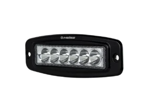 HEISE 6 LED Single Row Driving Light - Flush Mount