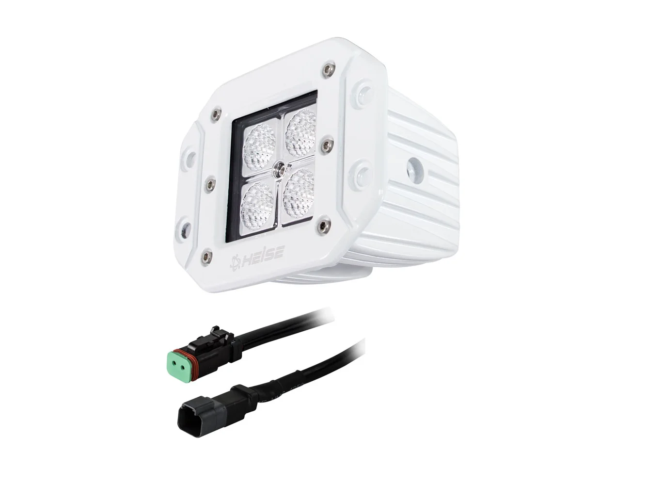 HEISE 4 LED Marine Cube Light - Flush Mount - 3"