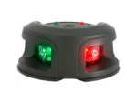 Attwood LightArmor Bow Mount Navigation Light - Composite Black - Bi-Color - 2NM