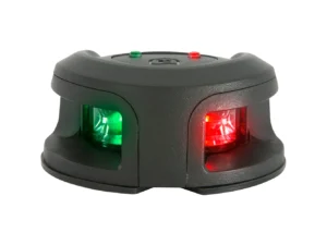 Attwood LightArmor Bow Mount Navigation Light - Composite Black - Bi-Color - 2NM
