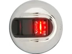 Attwood LightArmor Vertical Surface Mount Navigation Light - Port (red) - Stainless Steel - 2NM