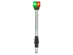 Attwood LightArmor Bi-Color Navigation Pole Light w/Task Light - Straight - 10"