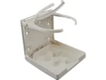Attwood Fold-Up Drink Holder - Dual Ring - White