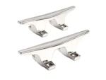 Attwood ZAMAK Chrome Plated Zinc Cleats - Pair - 4-1/2"